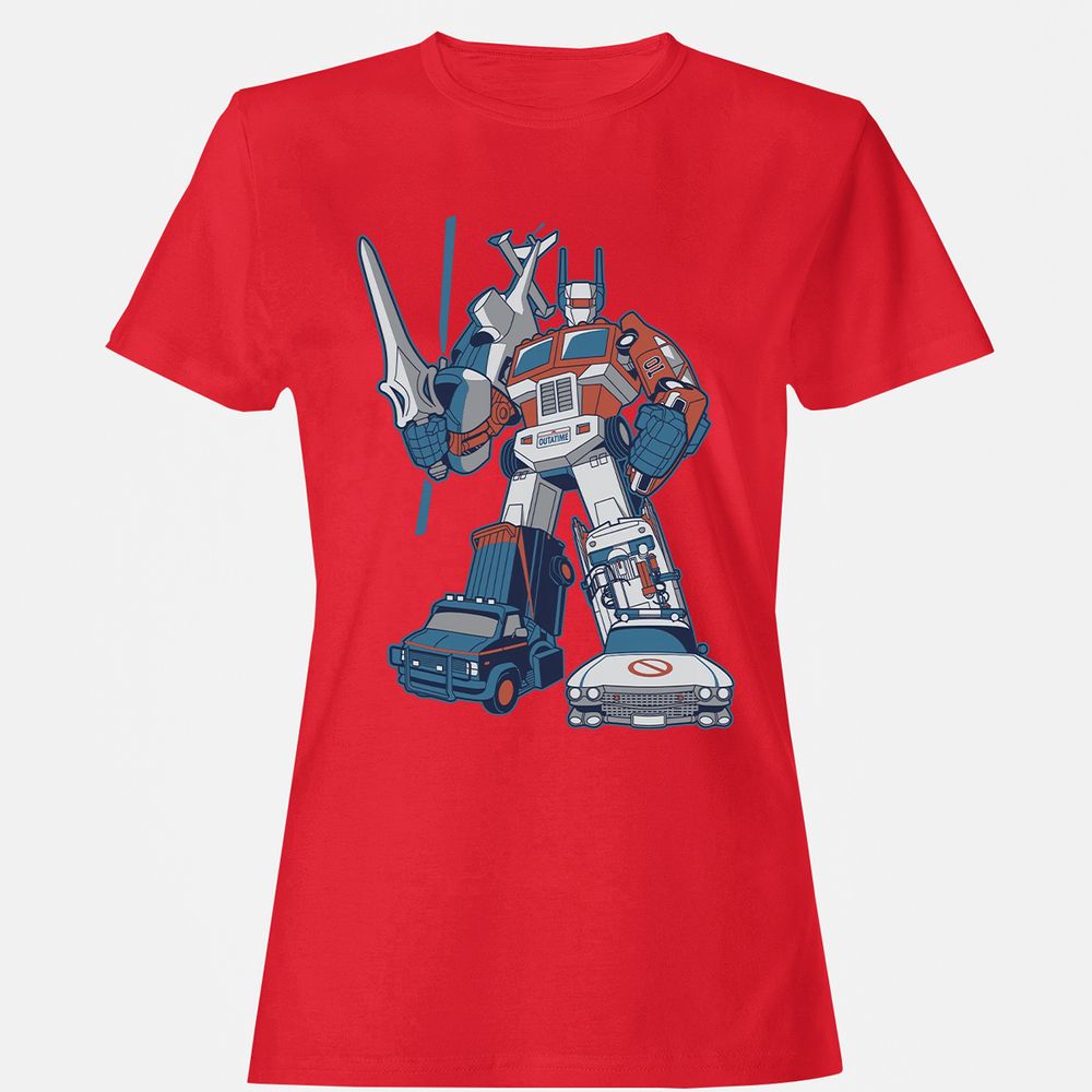 Women's T-Shirt - PF2CQYXD - Red - 13