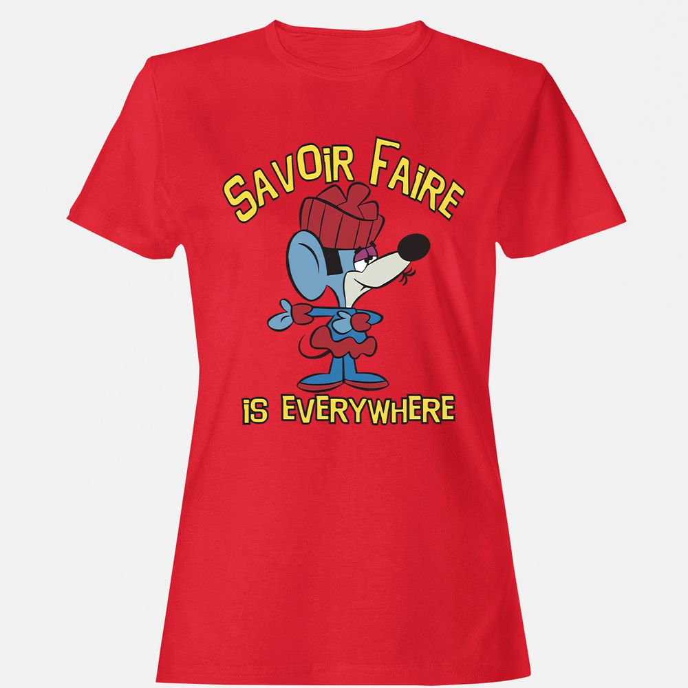 Women's T-Shirt - JK3HN2S7 - Red - 13