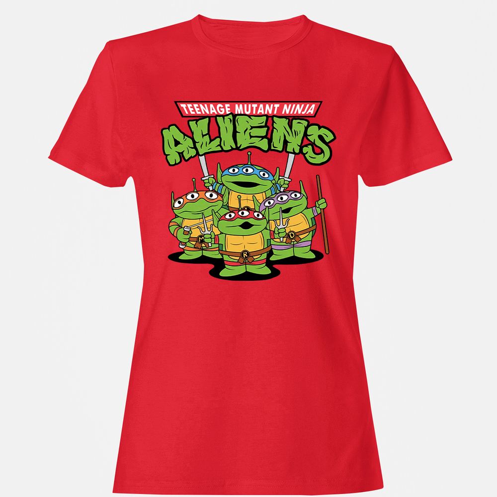 Women's T-Shirt - NX3YX5YQ - Red - 13