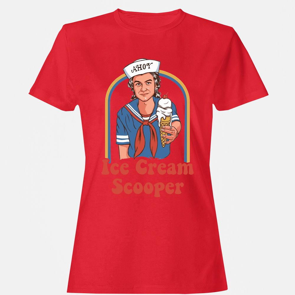 Women's T-Shirt - Y4TF54JA - Red - 13