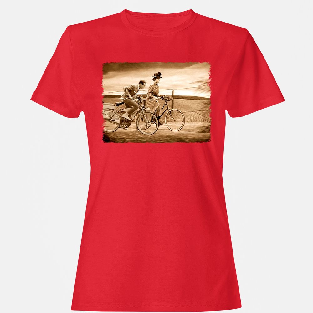 Women's T-Shirt - HNZY67J7 - Red - 13