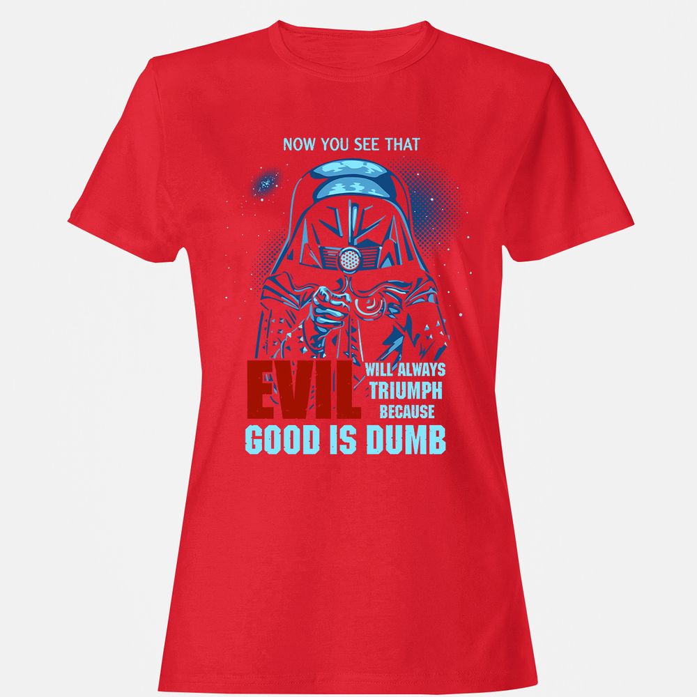 Women's T-Shirt - R4V2ZYJ7 - Red - 13