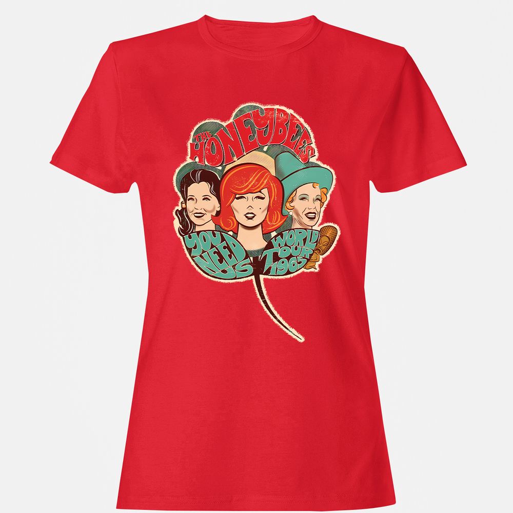 Women's T-Shirt - 1VX765BS - Red - 13