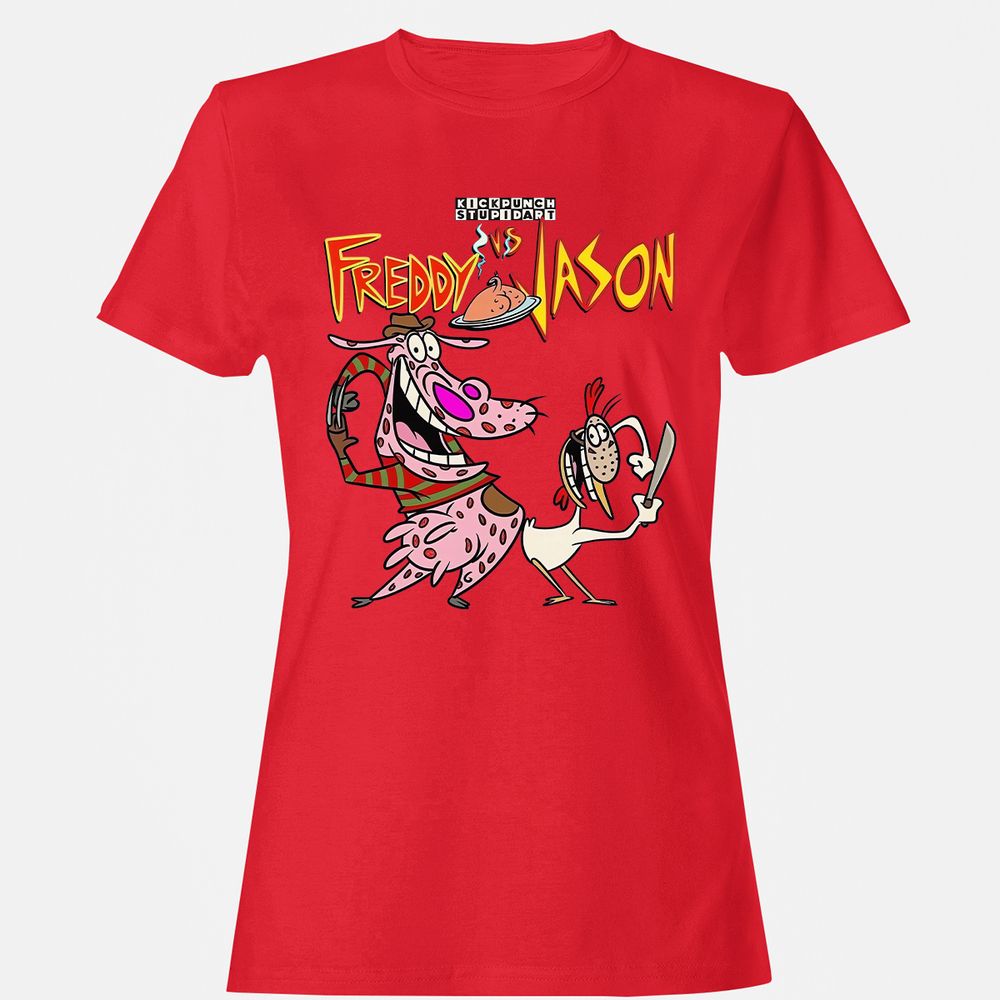 Women's T-Shirt - DR4G43NS - Red - 13