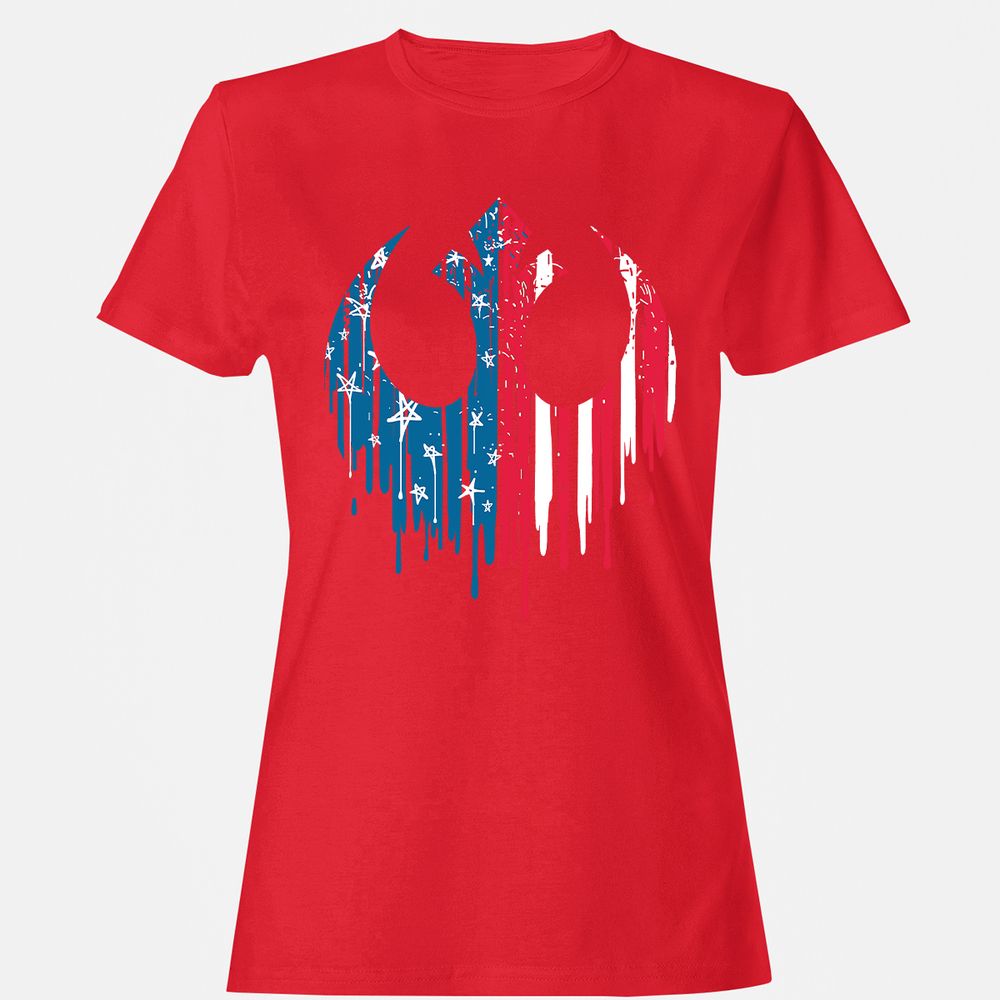 Women's T-Shirt - LUNQ2L4H - Red - 13