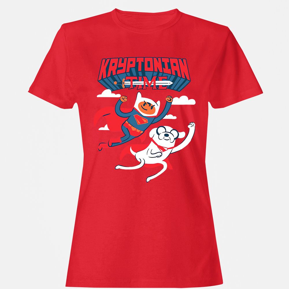 Women's T-Shirt - MCH7J8FU - Red - 13