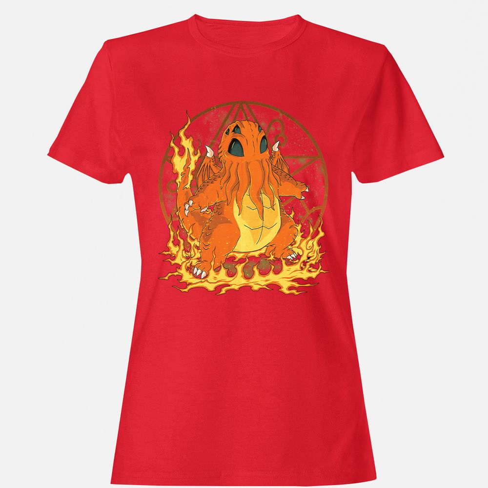 Women's T-Shirt - 4ZBU965F - Red - 13