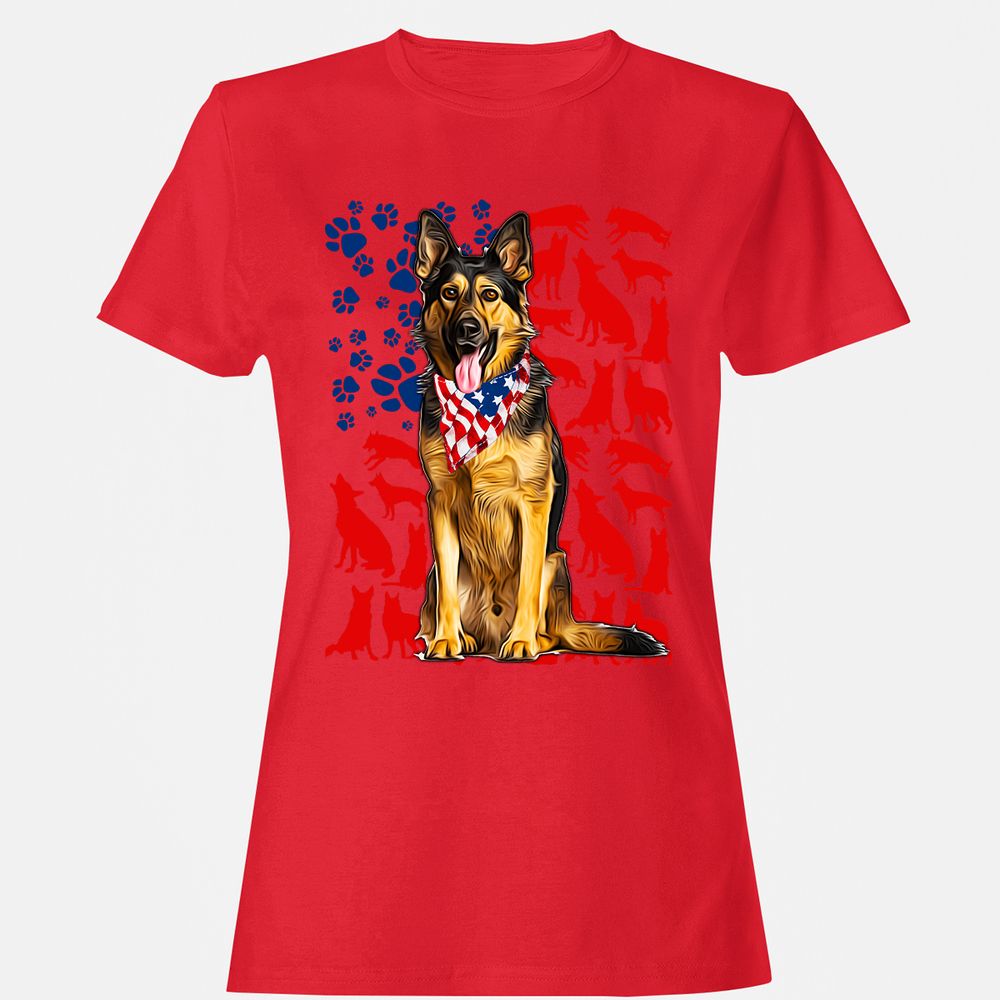 Women's T-Shirt - 9JU9H3UV - Red - 13