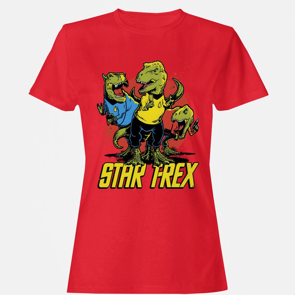 Women's T-Shirt - FD3NP9PQ - Red - 13