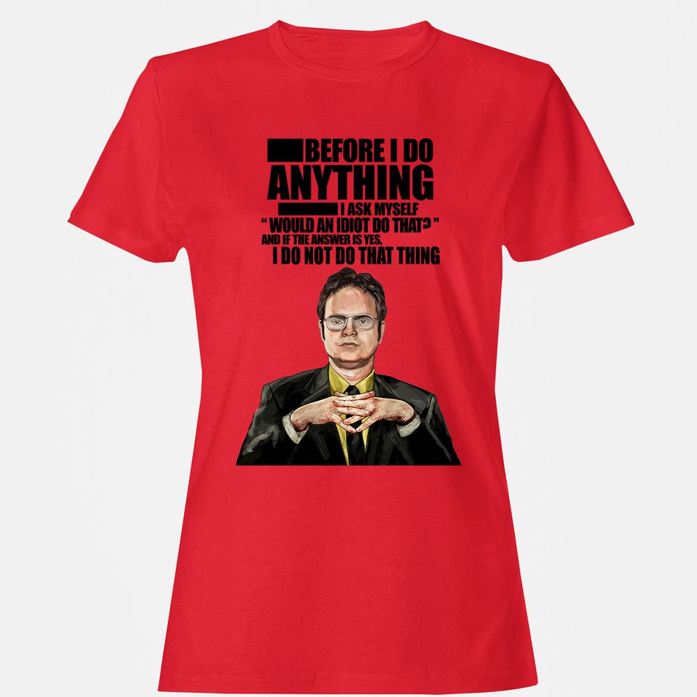 Women's T-Shirt - U4CCZ2D3 - Red - 13