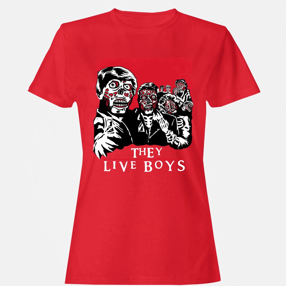 Women's T-Shirt - G97NYVUU - Red - 13