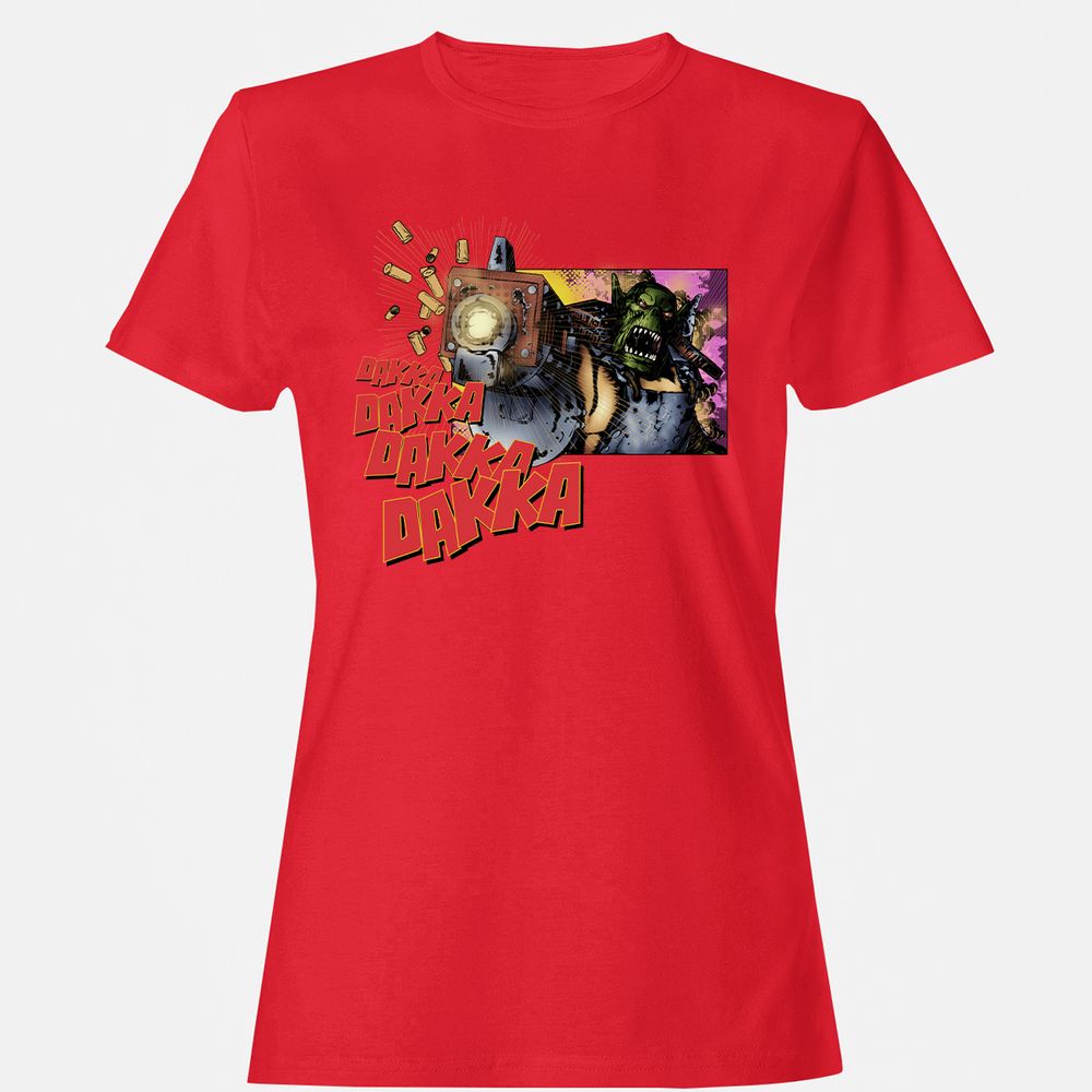 Women's T-Shirt - 66ARFYQS - Red - 13