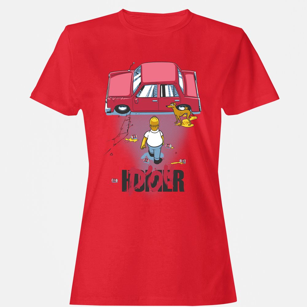 Women's T-Shirt - TFS6341G - Red - 13