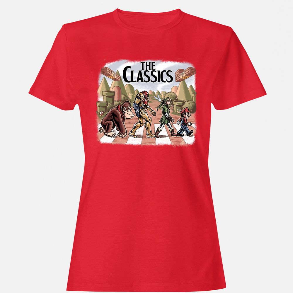 Women's T-Shirt - 17XQ7MGU - Red - 13