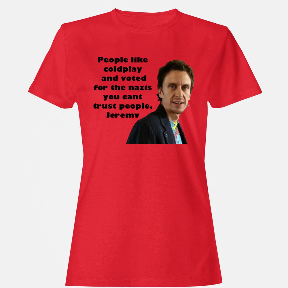 Women's T-Shirt - KS3MQVXM - Red - 13