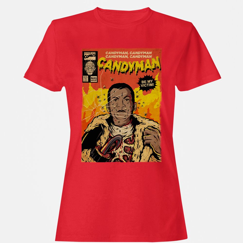 Women's T-Shirt - GZ173XJY - Red - 13