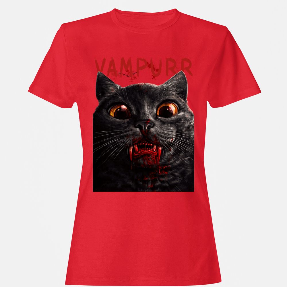 Women's T-Shirt - ADDNSL87 - Red - 13