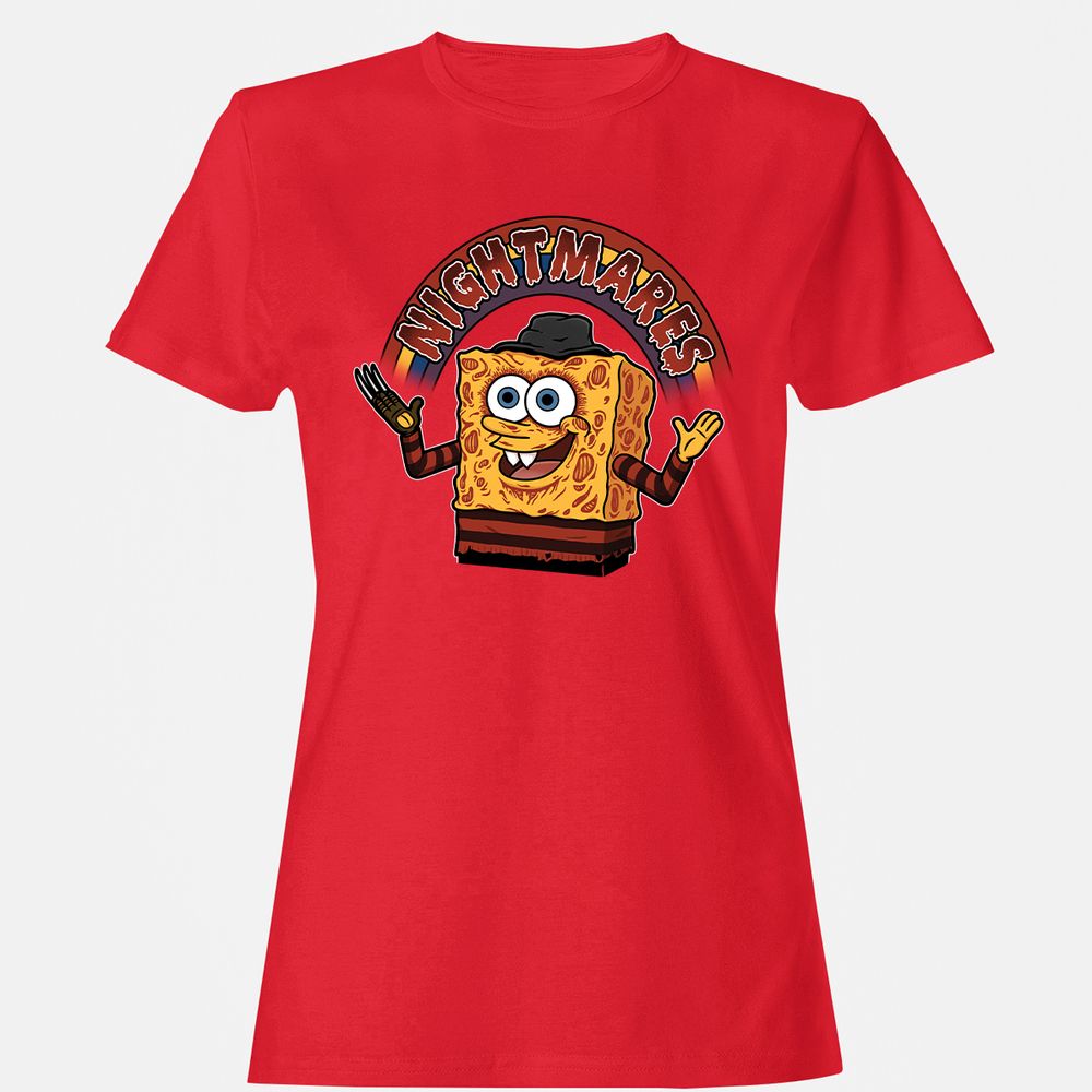 Women's T-Shirt - BDL7VBQP - Red - 13