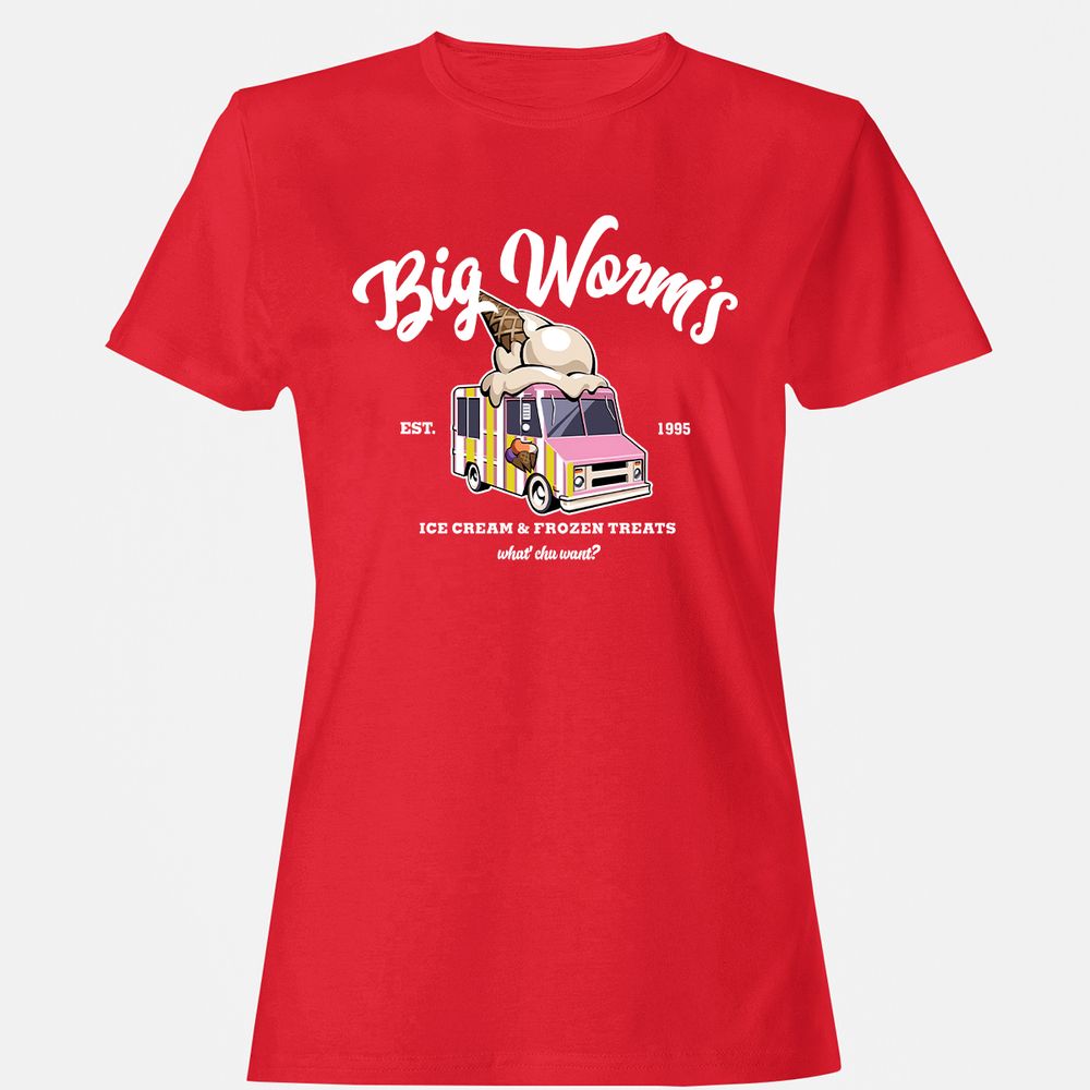 Women's T-Shirt - E6YERTPJ - Red - 13