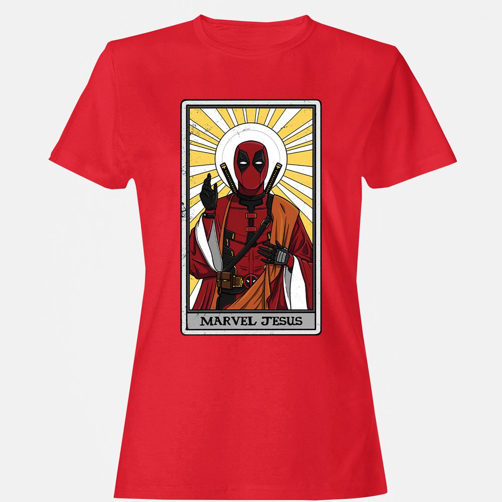 Women's T-Shirt - HKZZ75XW - Red - 13