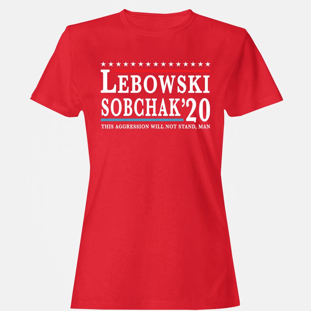 Women's T-Shirt - L4XCJSSN - Red - 13