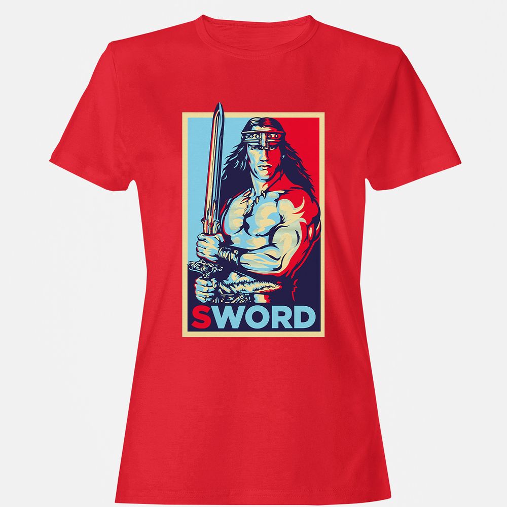 Women's T-Shirt - M2QTKENE - Red - 13