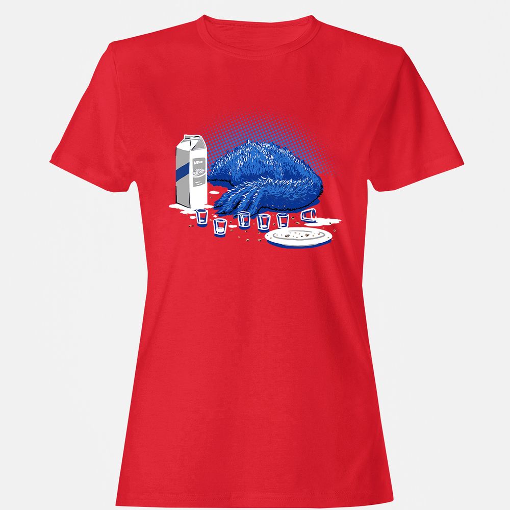 Women's T-Shirt - V5ZLYWCW - Red - 13