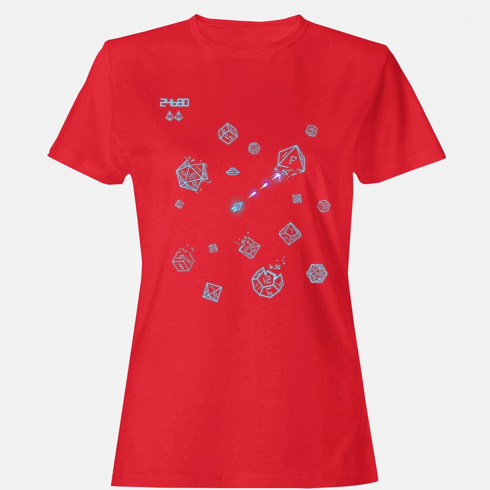 Women's T-Shirt - GXK7R6KR - Red - 13