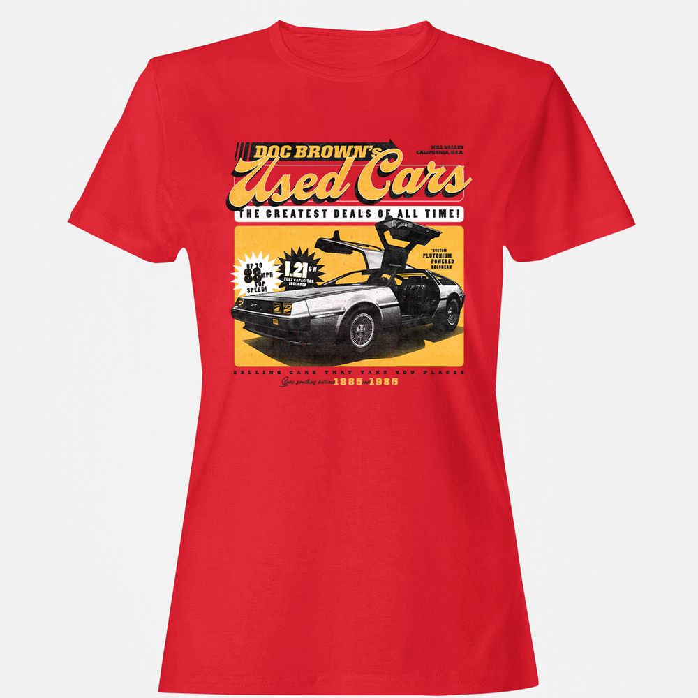 Women's T-Shirt - QLQ7NVHC - Red - 13