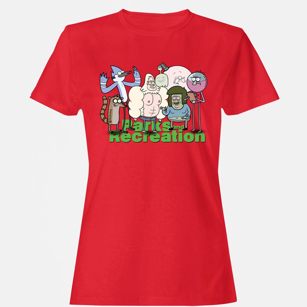Women's T-Shirt - 5B6QSWMG - Red - 13