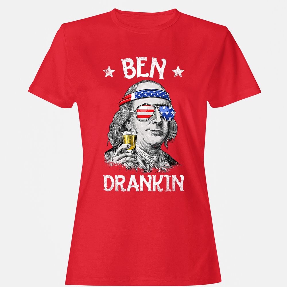 Women's T-Shirt - 6CH132KC - Red - 13