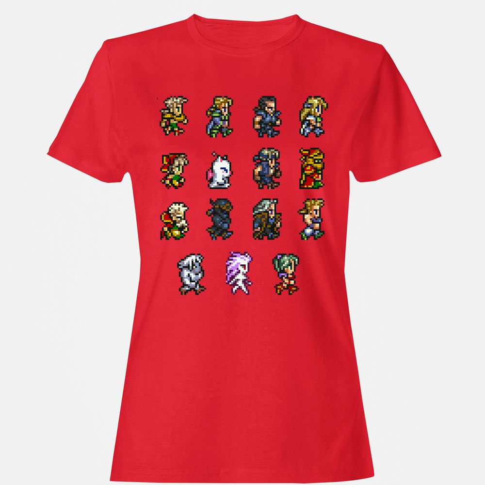 Women's T-Shirt - 9W34E6YA - Red - 13