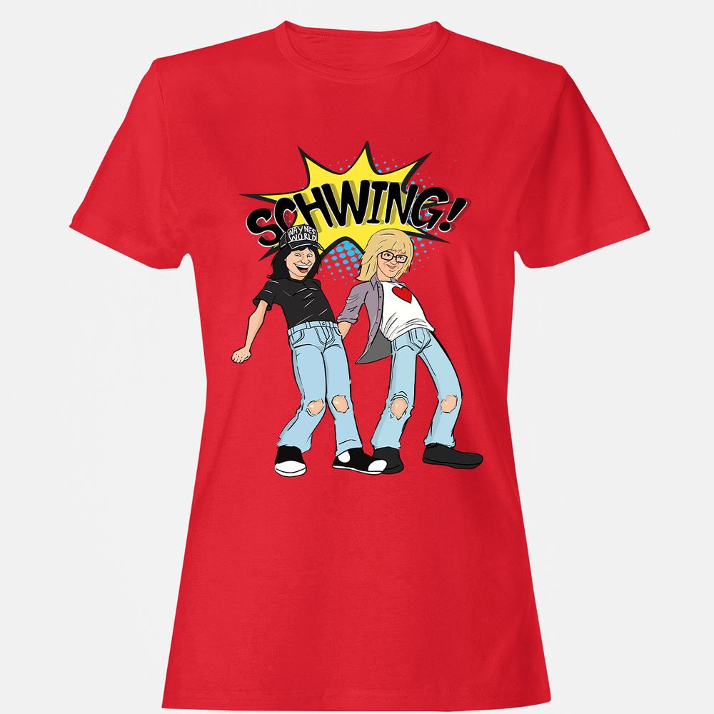 Women's T-Shirt - LU7JW7ST - Red - 13