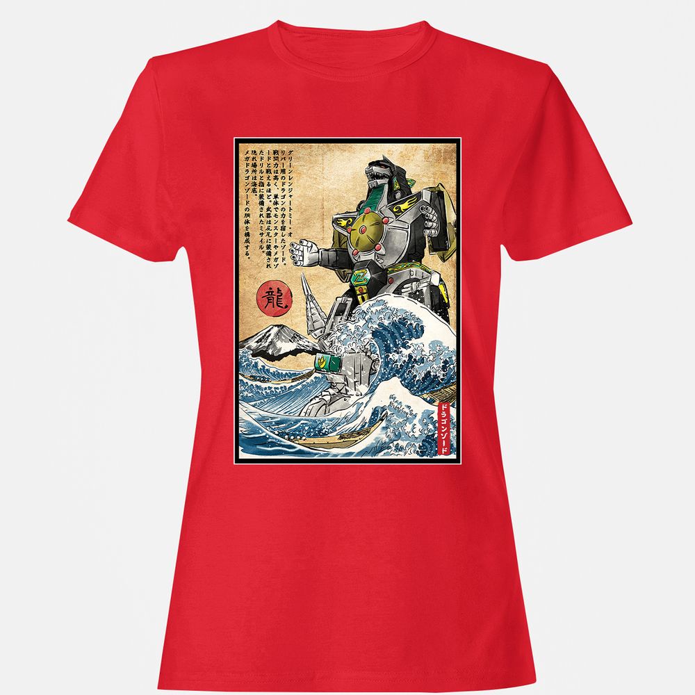 Women's T-Shirt - CWJQ6DBP - Red - 13