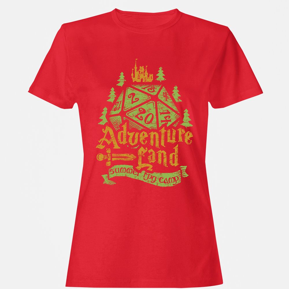 Women's T-Shirt - B2BQWGDC - Red - 13
