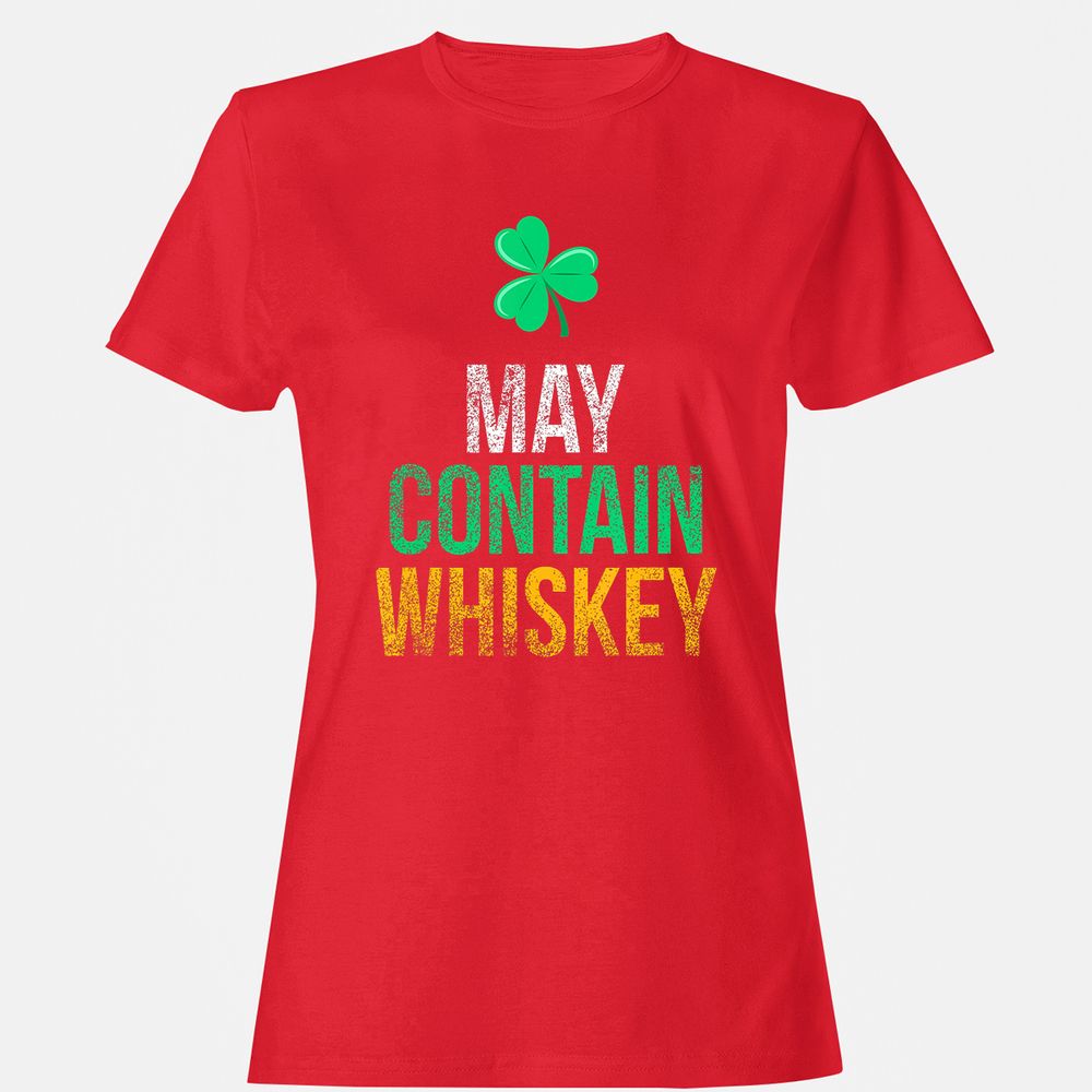 Women's T-Shirt - V17KPBYN - Red - 13
