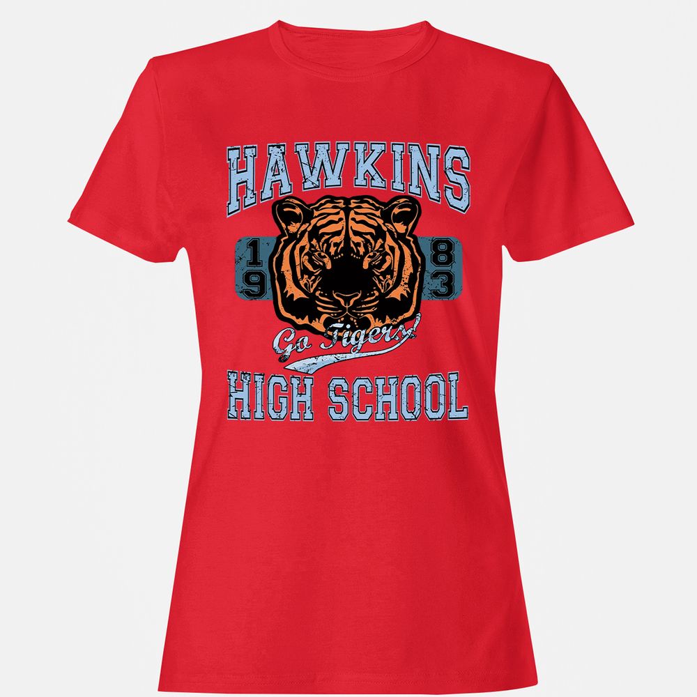 Women's T-Shirt - DHZ1YWFQ - Red - 13