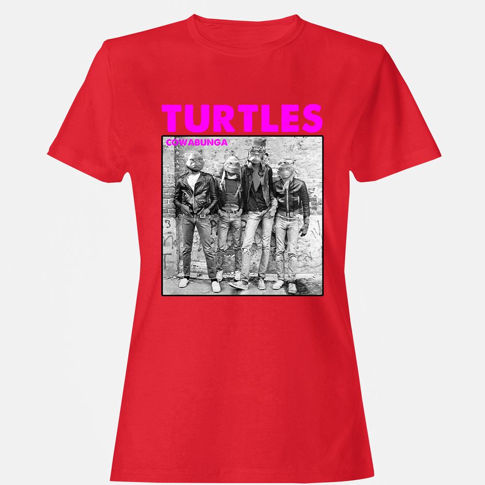 Women's T-Shirt - 9BF9ZP8Q - Red - 13