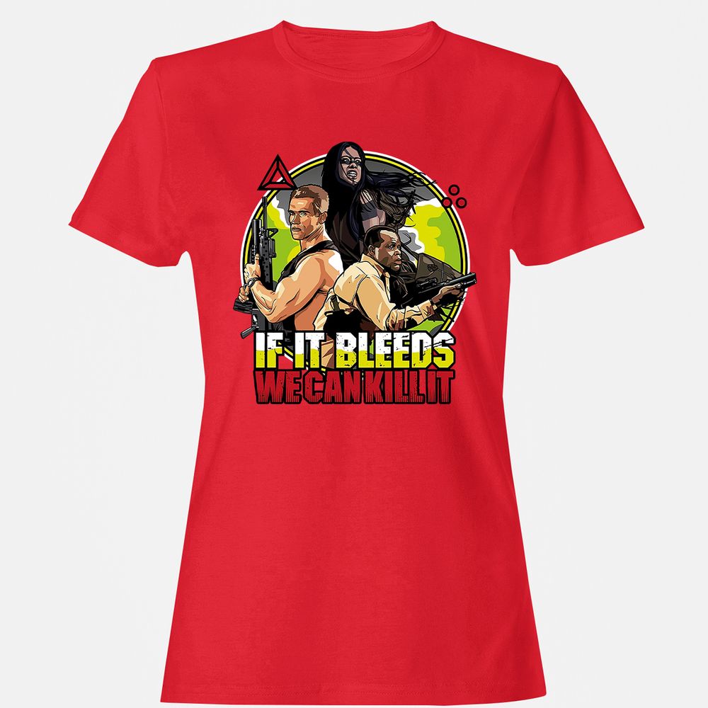 Women's T-Shirt - 1PETHL95 - Red - 13