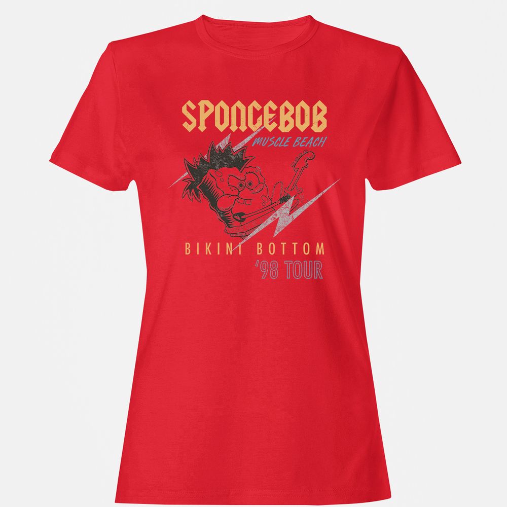 Women's T-Shirt - 3VXGBGMM - Red - 13