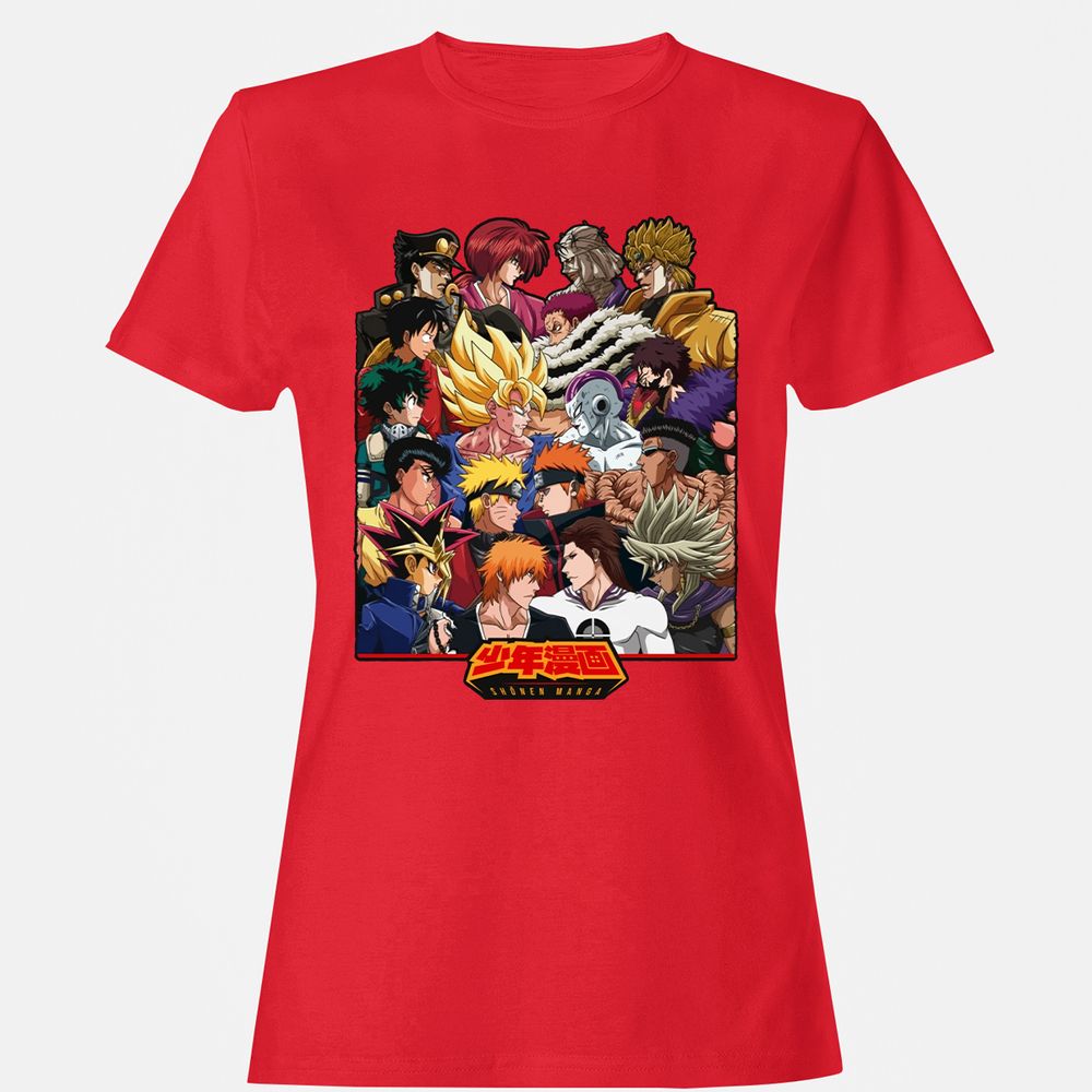 Women's T-Shirt - AELBD4L4 - Red - 13