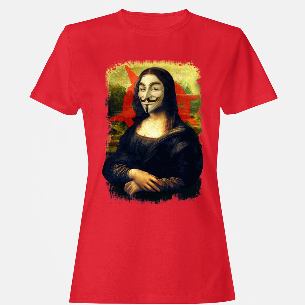 Women's T-Shirt - 63K4VP1Q - Red - 13