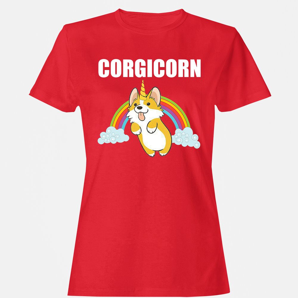 Women's T-Shirt - 2VHNPBQU - Red - 13