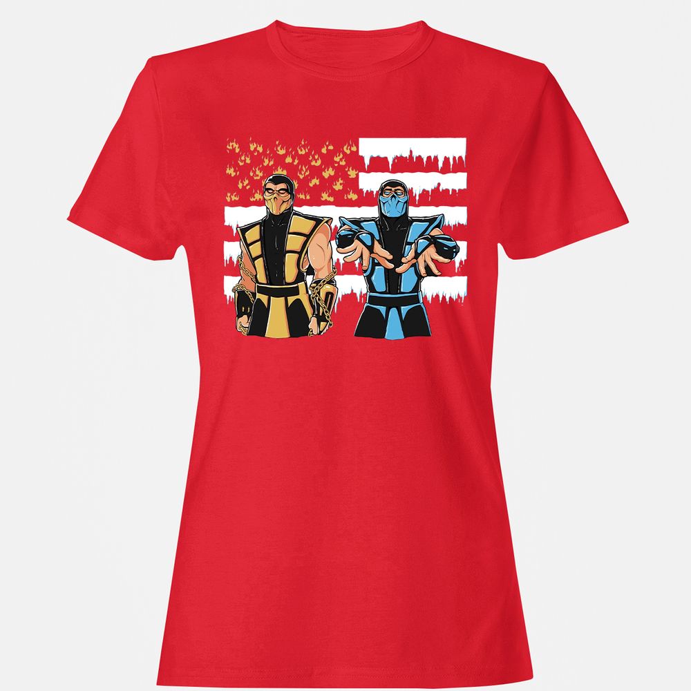 Women's T-Shirt - N4VBYQLL - Red - 13