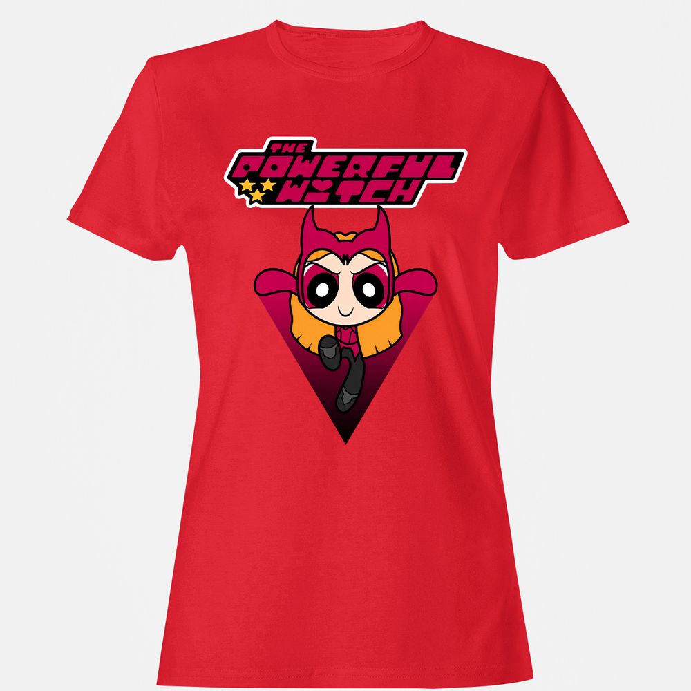 Women's T-Shirt - HN98M8SV - Red - 13