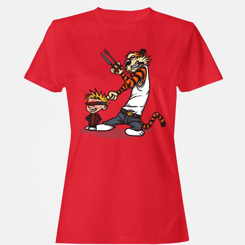Women's T-Shirt - 6P5XEGXQ - Red - 13