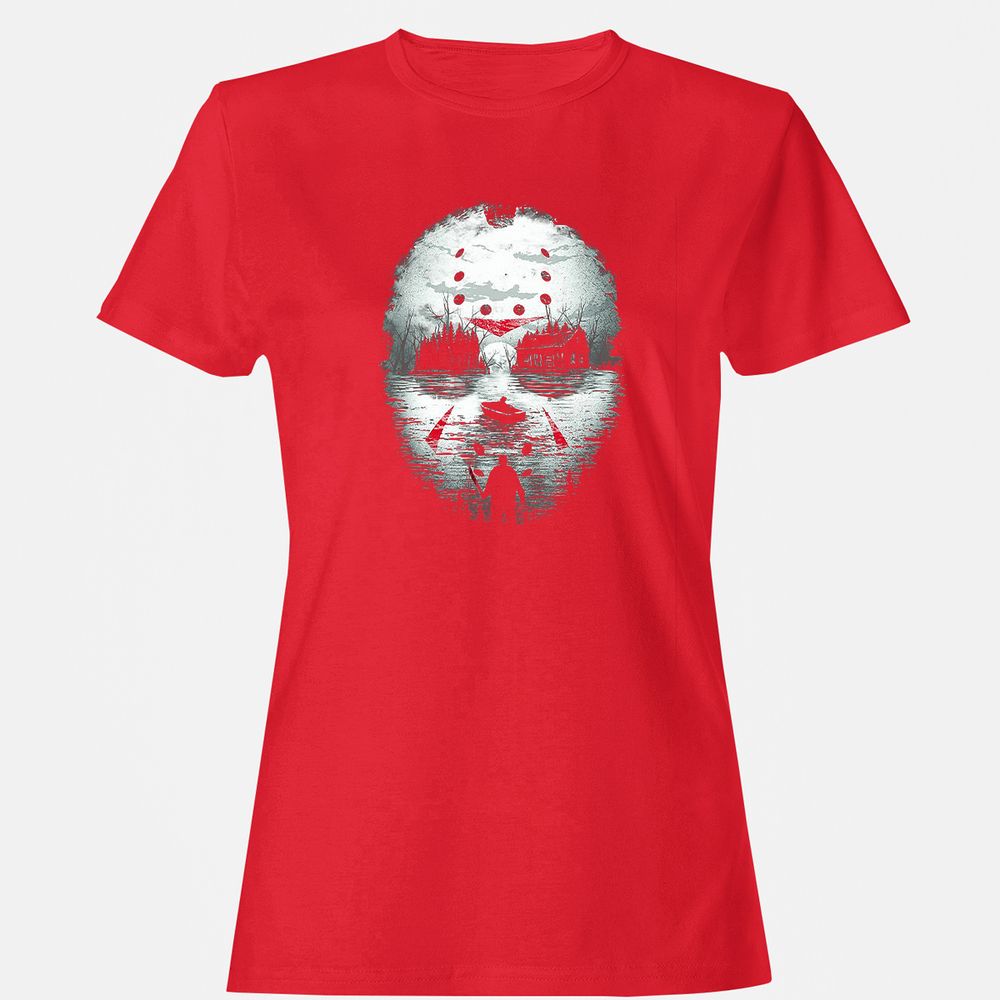 Women's T-Shirt - H9V6RFNX - Red - 13