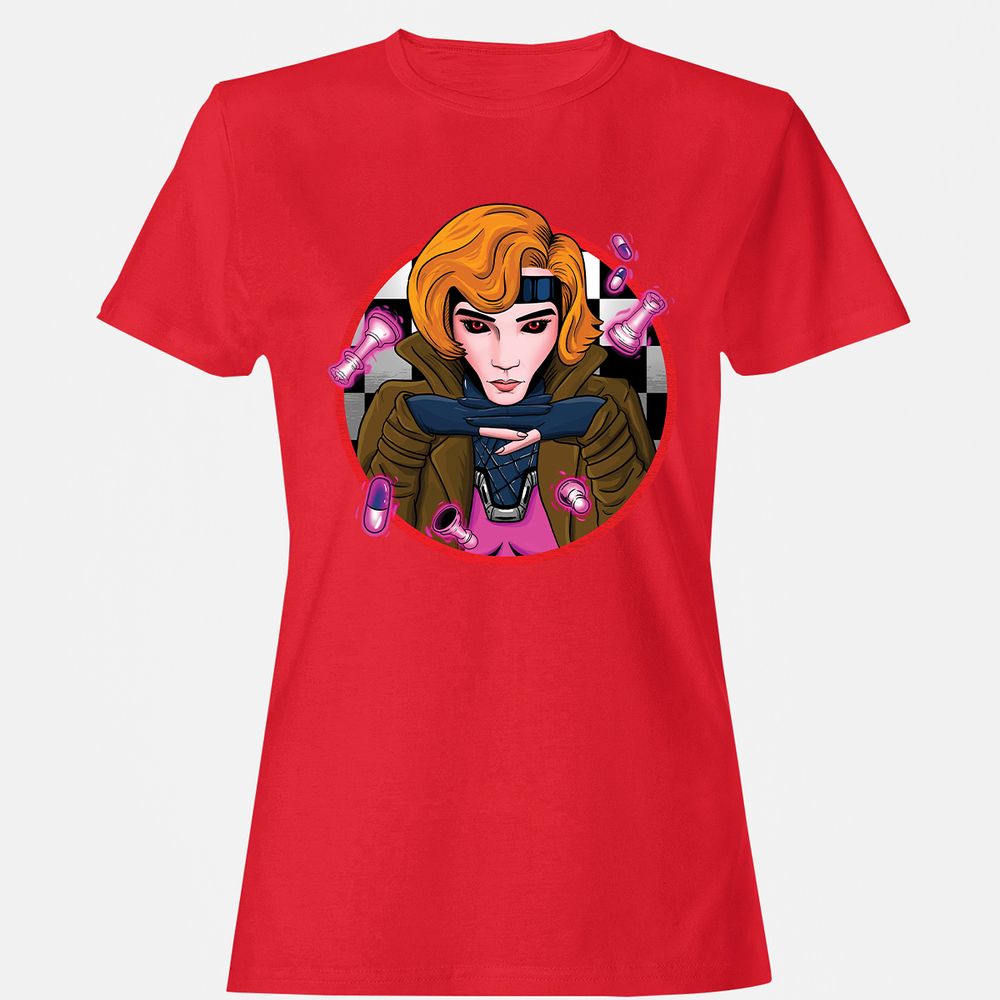 Women's T-Shirt - GT8ZLRMH - Red - 13