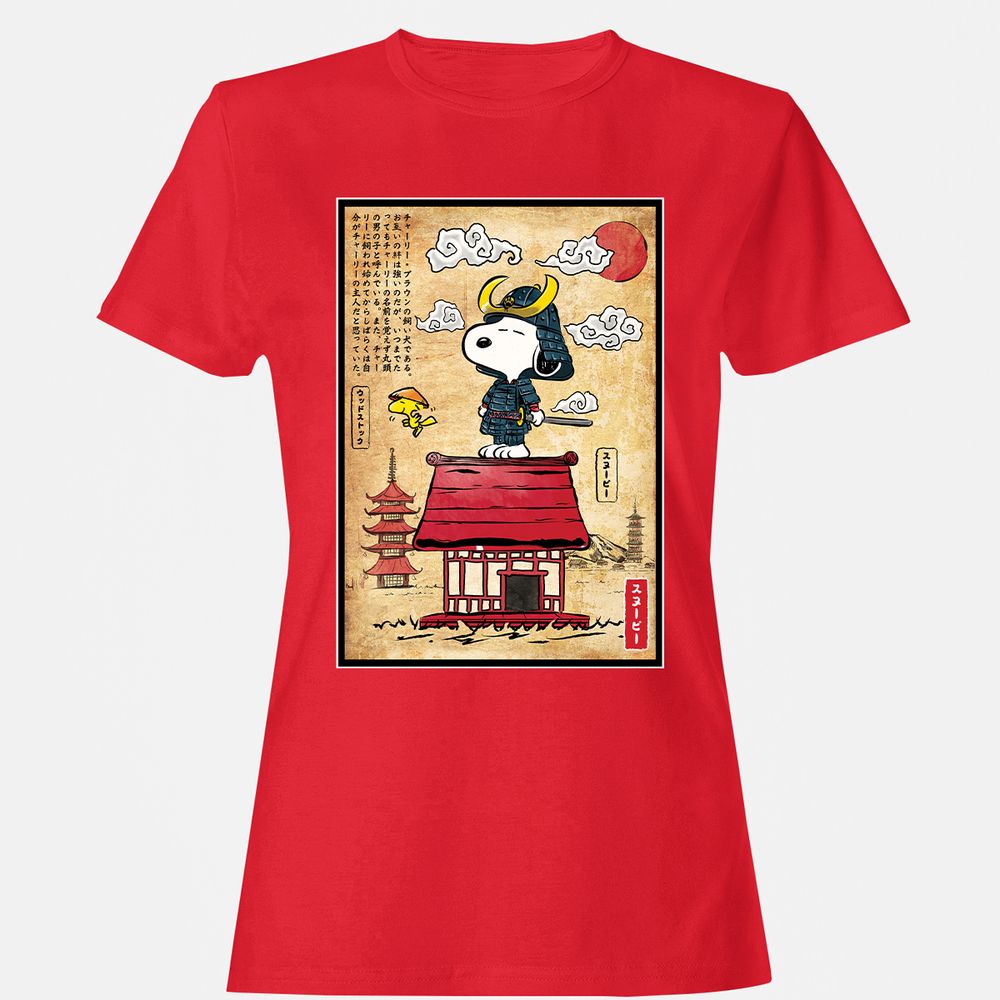 Women's T-Shirt - VD1GUPSR - Red - 13