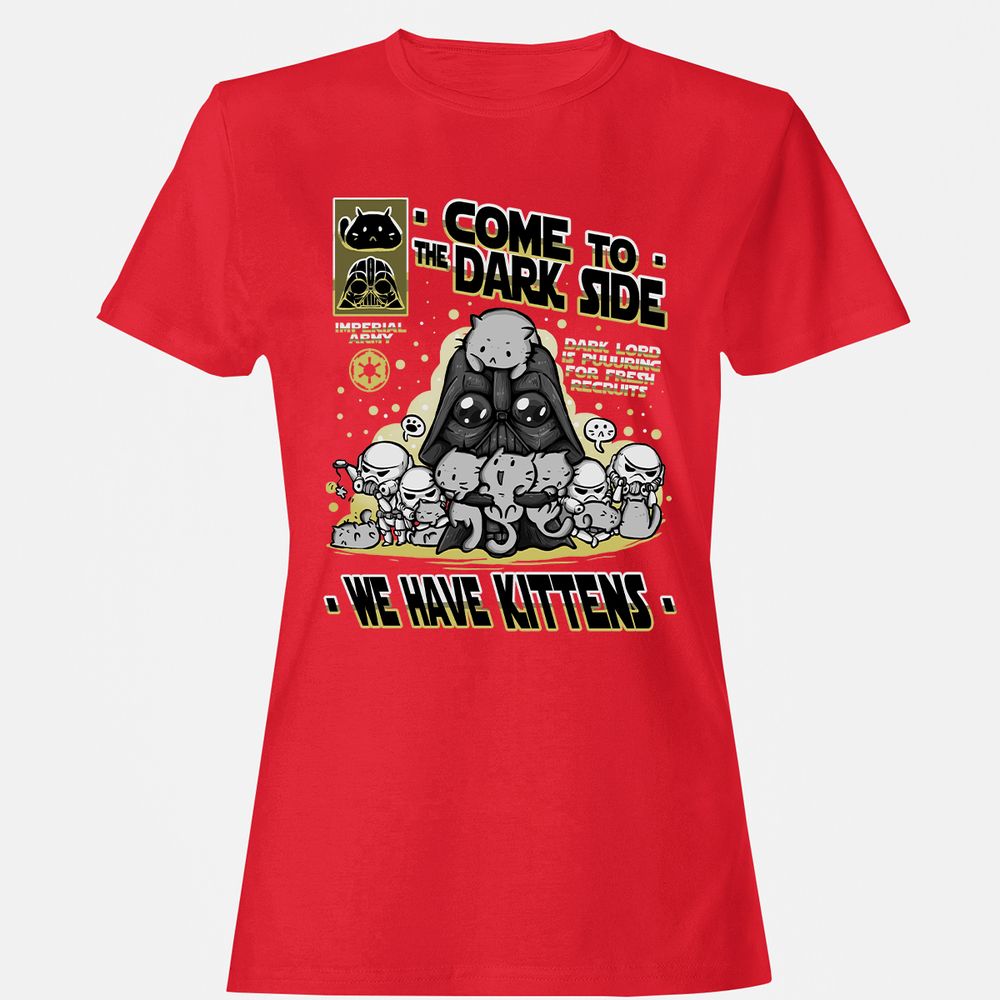 Women's T-Shirt - DKQVTQ1X - Red - 13